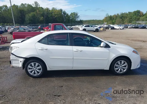 2015 Toyota Corolla Le из США, поврежденный, VIN 2T1BURHEXFC303352